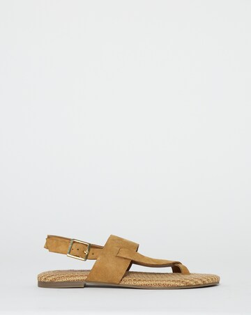 Catalina Suede Toe Post Sandals - Extra Wide Fit (EEE)