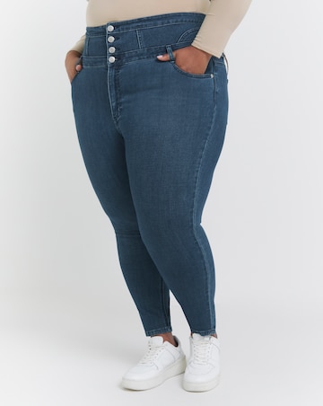 Skinny Highwaisted Corset Jeans