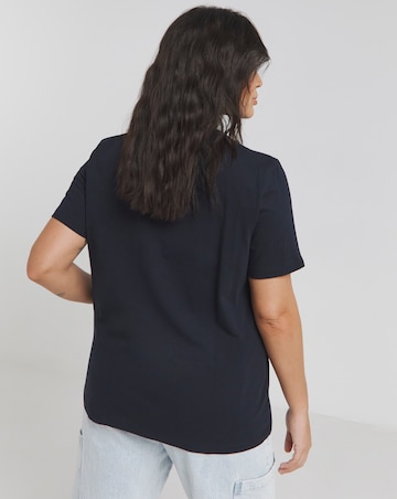 Tommy Hilfiger Slim Script Crew Neck T-Shirt
