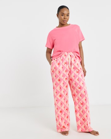 Pretty Secrets (2 Pack) Ribbed T-Shirt Pyjama Sets