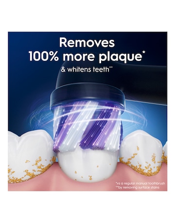 Oral-B iO Radiant White Black Refill heads 4 Pack