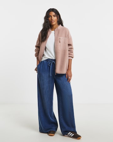 Mocha Borg Bomber with Nylon Pocket