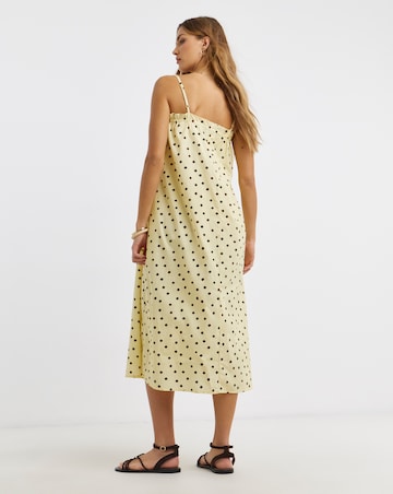 Pieces Parker Strap Woven Midi Dress