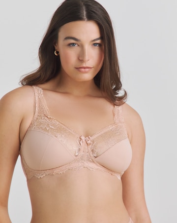 Pretty Secrets (2 Pack) Ella Lace Non Wired Full Cup Bras (C-F) Pink Multi