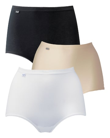Sloggi 3 Pack Basic Maxi Cotton Knickers