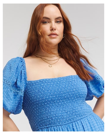 Lovedrobe Shirred Front Tie Back Midaxi Dress