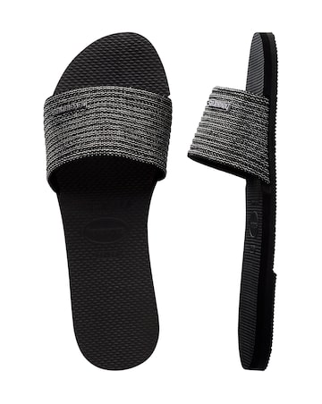 Havaianas Malta Metallic Slider Sandals