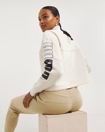 PUMA Colourblock High Neck Crew Sweatshirt
