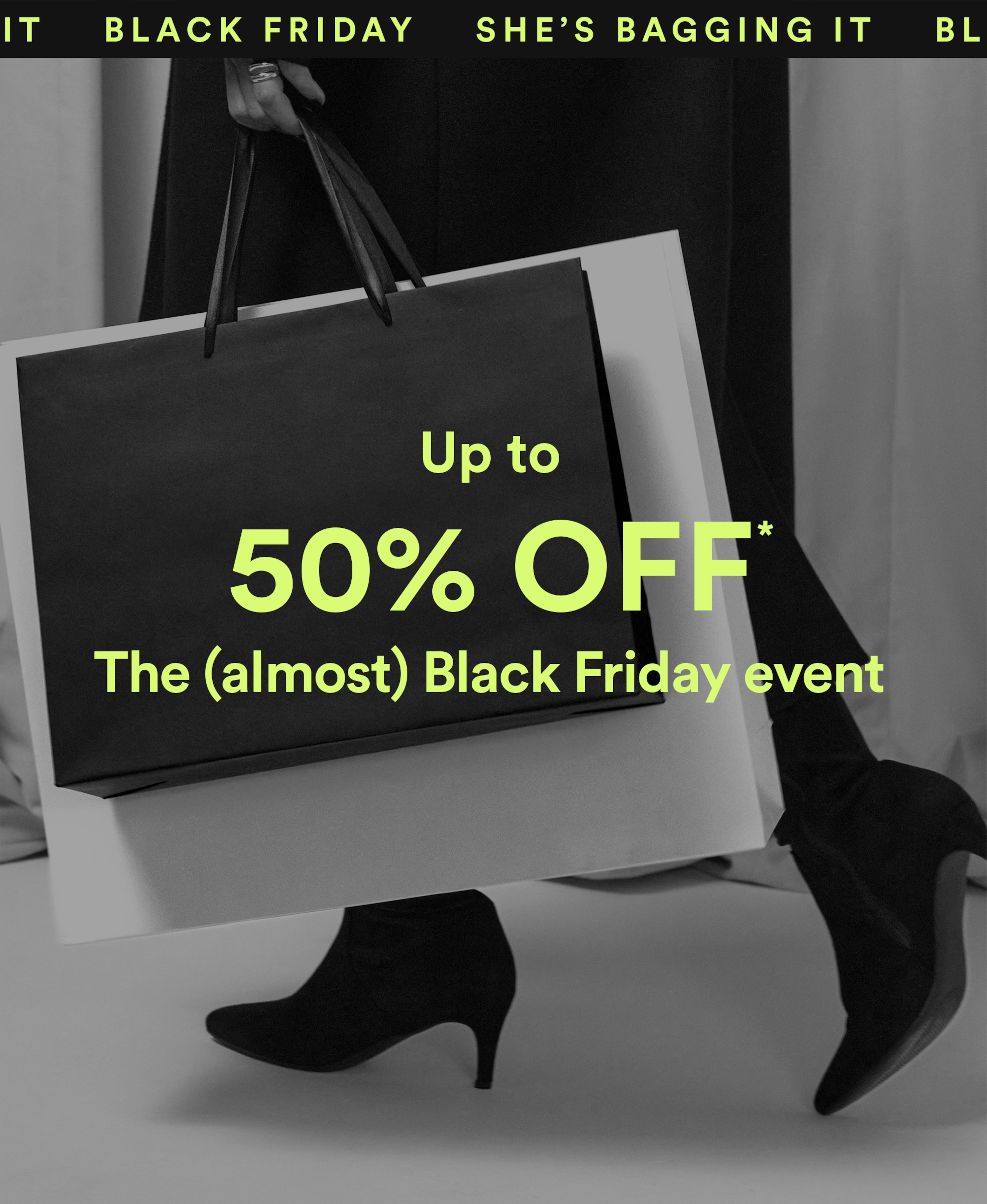 Black Friday She's Bagging It