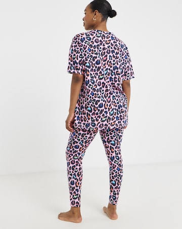 Pretty Secrets (2 Pack) Value Leopard Legging Pyjama Sets