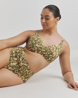 MAGISCULPT Medium Control Twist Front High Waist Bikini Bottoms