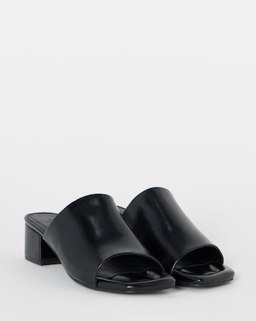Echo Low Block Heel Mules - Extra Wide Fit (EEE)