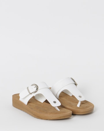 Jinx Toe Post Comfort Sandals - Wide Fit (E)