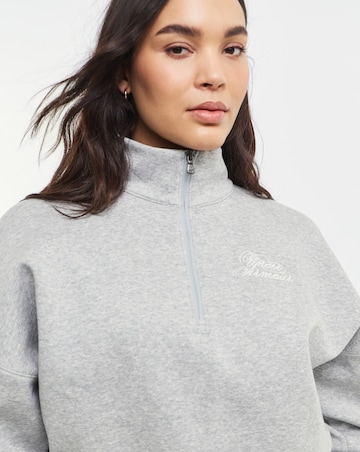 Under Armour Rival Script Half Zip Sweat
