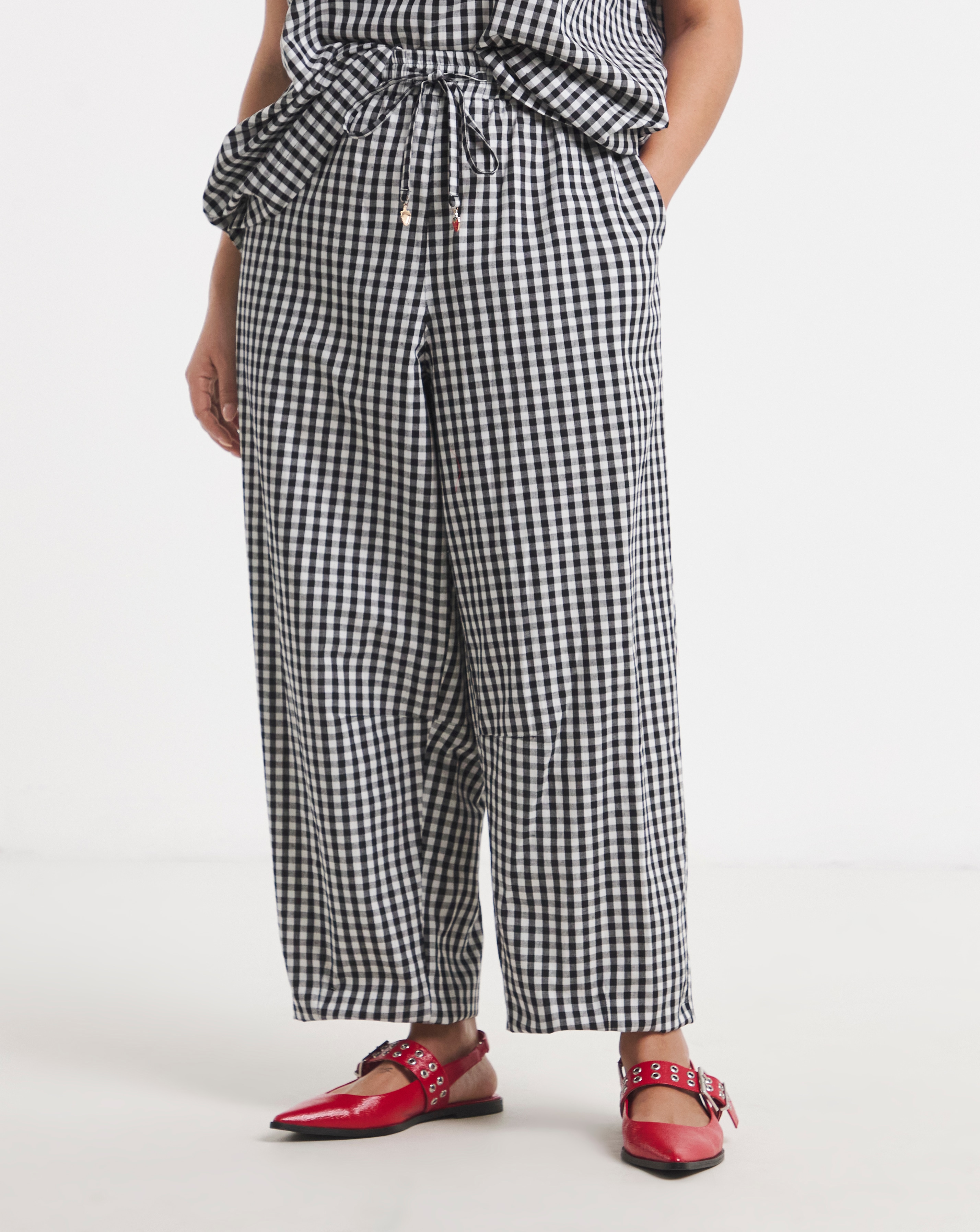 soor ploom otto trousers gingham 8y