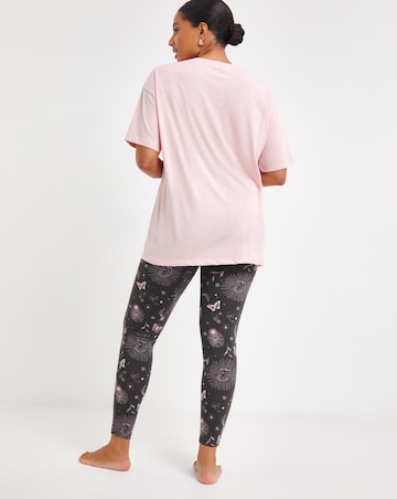 Pretty Secrets Value Twilight Cat Pyjama Legging Set