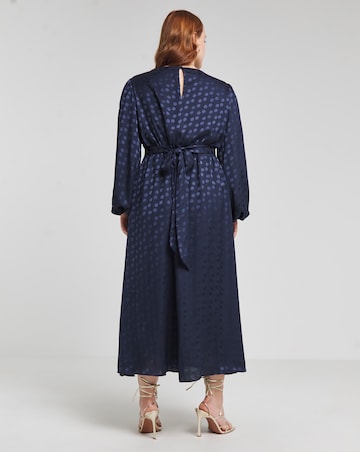 Joanna Hope Jacquard Spot Maxi Dress