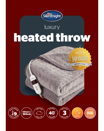 Silentnight Luxury Heated Throw