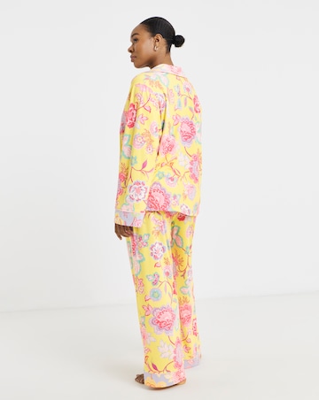 Figleaves Revere Pyjama Set In A Bag Floral Print