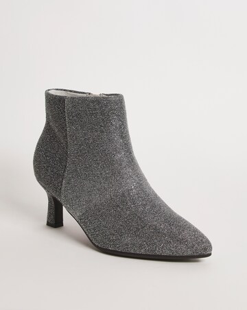 Kitten Heel Ankle Boot E Fit