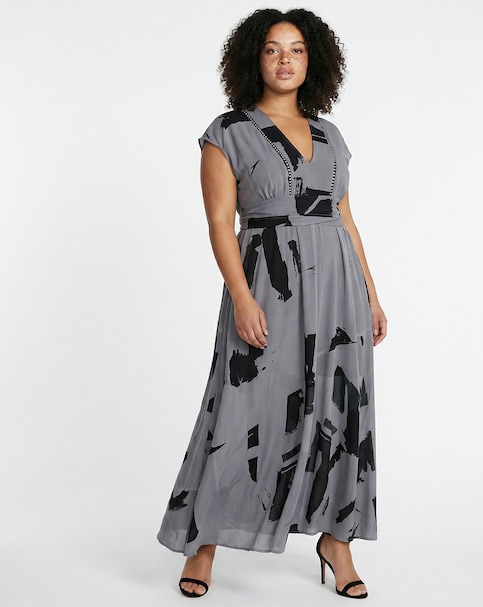 Religion Lilian Abstract Maxi Dress