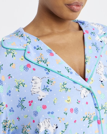 Pretty Secrets Revere Pyjama Set Spring Scottie Dog Print