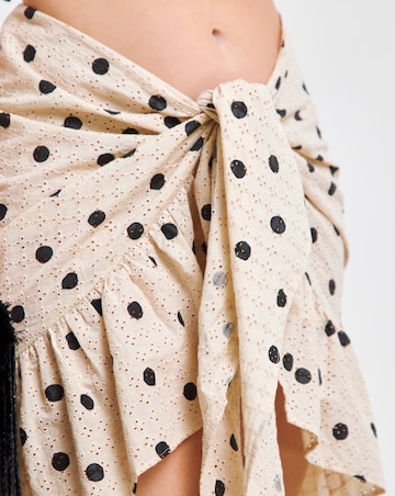 Cotton Broderie Mini Sarong