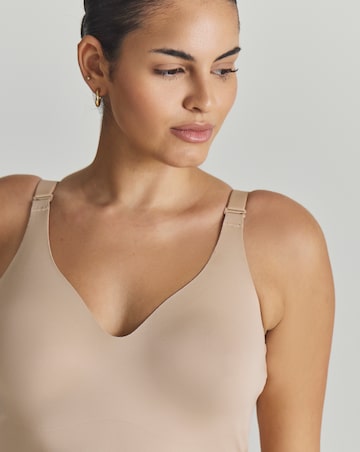 Miraclesuit Showstopper Low Back All In One Firm Control Bike Short Warm Beige