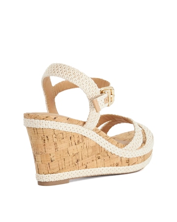 Dune Loupe Embellished Leather Sandals - Standard Fit (D)