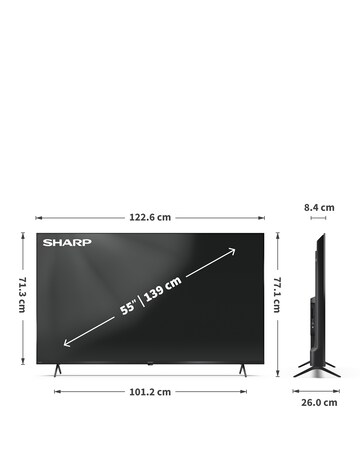 Sharp 4T-C55HK4245KB 55in Smart UHD Tivo LED TV