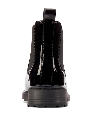 Clarks Orinoco2 Lane Pull On Patent Leather Ankle Boot Wide Fit