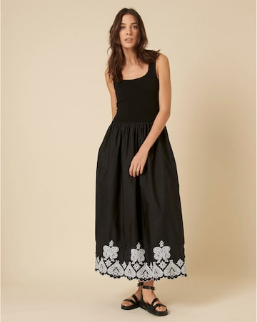 Nobody's Child Midi Dress Embroidered