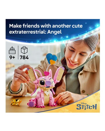 LEGO Disney Angel Lilo & Stitch Building Toy for Girls, Boys and Kids 43257