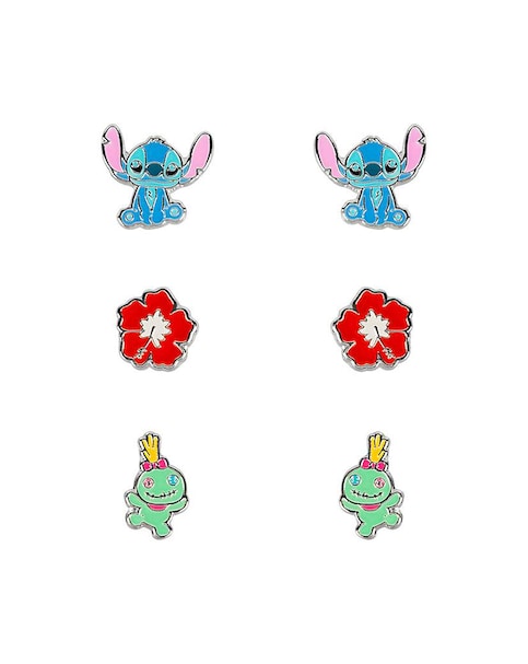 Stitch Stud Earring Set
