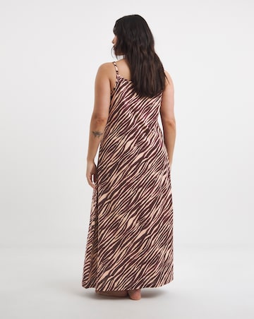 Simply Be Value Cami Maxi Nightie Animal Print