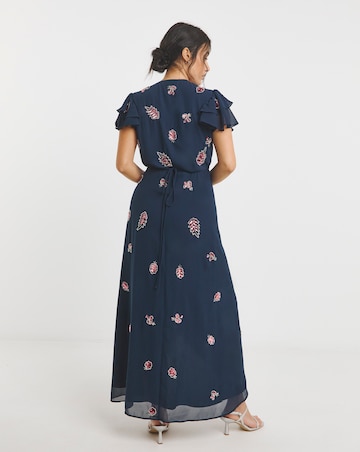 Hope & Ivy Joslin Embellished Maxi Dress
