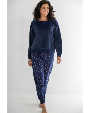 Pour Moi Cosy Fleece Sweatshirt and Jogger Pyjama Set