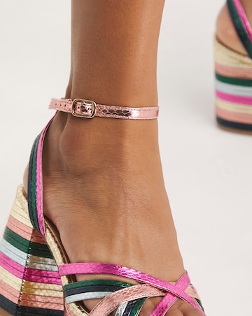 Patsy Feature Heel Sandals Extra Wide EEE Fit
