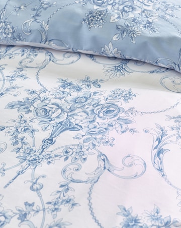 Catherine Lansfield Antoinette Damask Floral Duvet Cover Set