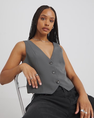 Charcoal Tailored Waistcoat