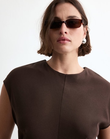 Mango Mini Dress With Draped Detail
