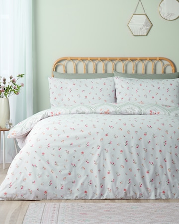 Catherine Lansfield Cameo Floral Duvet Cover Set