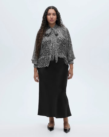 Mango Leopard Print Blouse