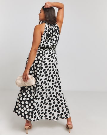 Joe Browns Stunning Halterneck Polka Dot Maxi Dress | Simply Be