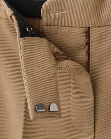 Mango Straight Low-Rise Wide Leg Trouser