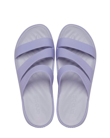 Crocs Purple Getaway Strappy Slider Sandals -Standard Fit (D)