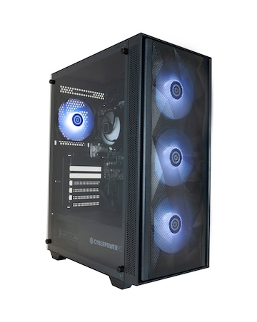 CyberPowerPC Eurus Gaming PC - AMD Ryzen 5 5600G 8GB RAM 500GB NVMe SSD