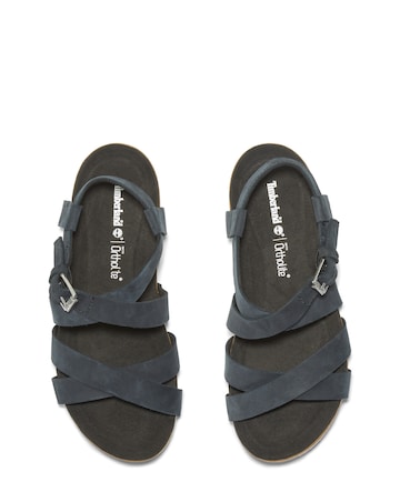 Timberland Malibu Waves Jet Black Nubuck Sandals