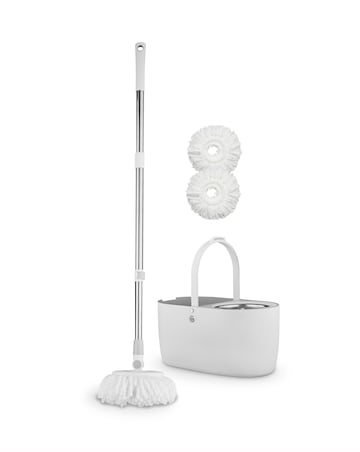 Swan Elevate Spin Mop & Bucket