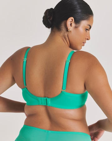 Ann Summers Sexy Lace Planet Fuller Bust Non Pad Wired Bra Bright Green